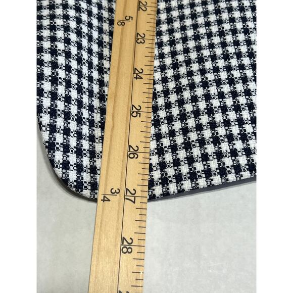 Tahari ASL Women's Check Suit Blazer Office Siren Corpcore Blue Lined Size 10 - Picture 13 of 15